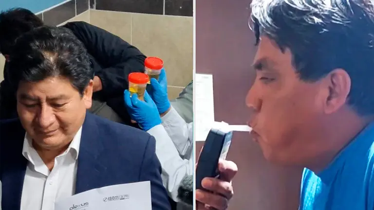 El ministro &Eacute;dgar Monta&ntilde;o y el diputado H&eacute;ctor Arce. TOMADA DE ERBOL