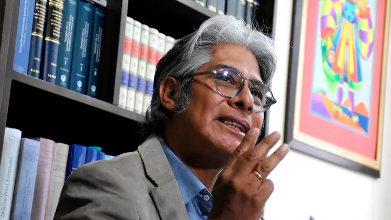 El exprocurador Wilfredo Ch&aacute;vez, en conferencia de prensa./ APG