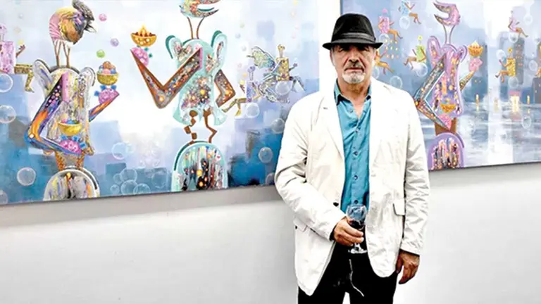 El artista potosino Orlando Arias./ ARCHIVO