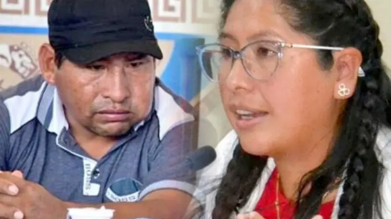 La alcaldesa de El Alto, Eva Copa (d), y el dirigente &ldquo;evista&rdquo;, Ponciano Santos (i). COMPOSICI&Oacute;N OPINI&Oacute;N