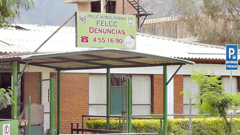 Frontis de la FELCC de Cochabamba./ ARCHIVO