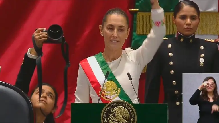 La presidenta de M&eacute;xico Claudia Sheinbaum. Captura