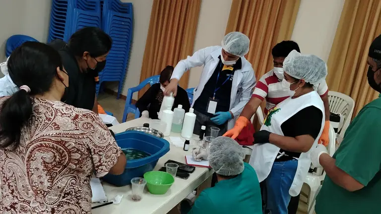 La capacitaci&oacute;n realizada en el municipio de Tiquipaya. GAMT