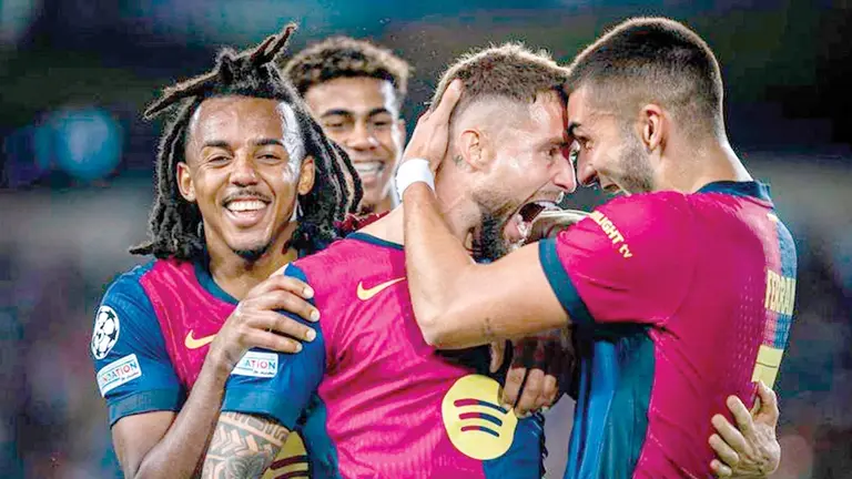 Barça festeja reciente victoria en Champions. / FACEBOOK FC BARCELONA