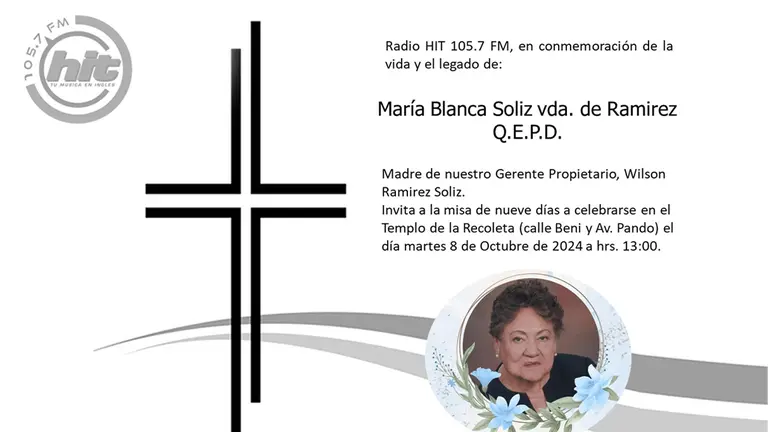 Mar&iacute;a Blanca Soliz vda. de Ramirez