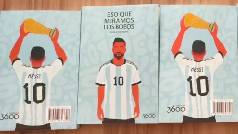 La tapa y contratapa de 'Eso que miramos los bobos' fue dise&ntilde;ada por Samuel Balderrama (Bear Brothers). EDITORIAL 3600
