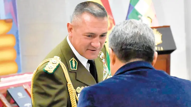 El general mayor Augusto Russo, comandante general de la Polic&iacute;a. / APG