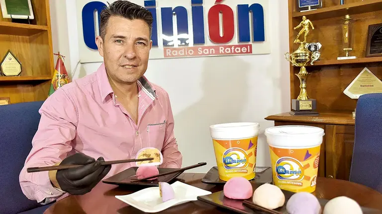 Glama es el emprendimiento cochabambino que le dio un toque boliviano a los tradicionales mochis, unos postres típicos de Japón./ NOÉ PORTUGAL