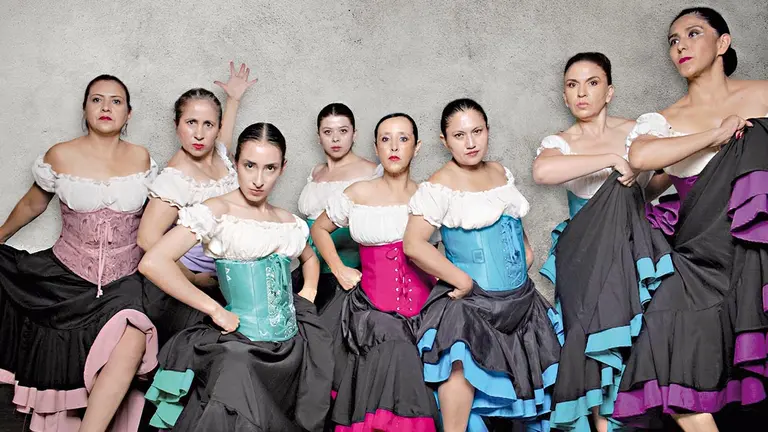 Bailarinas de la Compa&ntilde;&iacute;a de Danza &lsquo;Martha Est&iacute;variz&rsquo;./ CORTES&Iacute;A