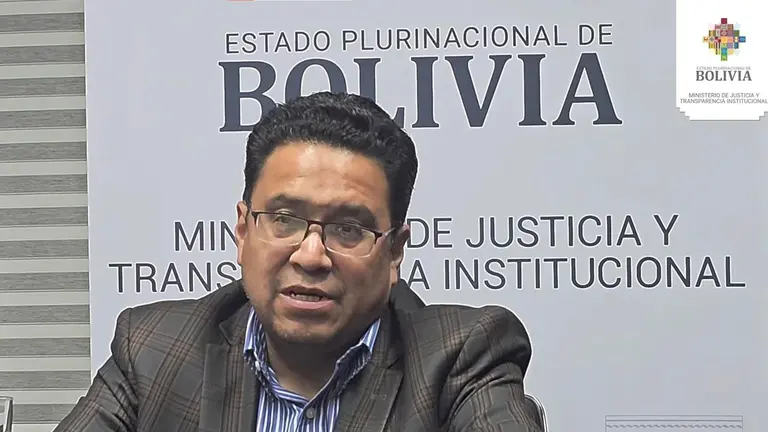 El ministro de Justicia, César Siles./ ABI