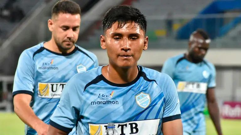 El jugador Dar&iacute;o Torrico, tras el partido. DICO SOL&Iacute;S