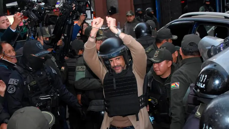 El gobernador de Santa Cruz, Luis Fernando Camacho. APG