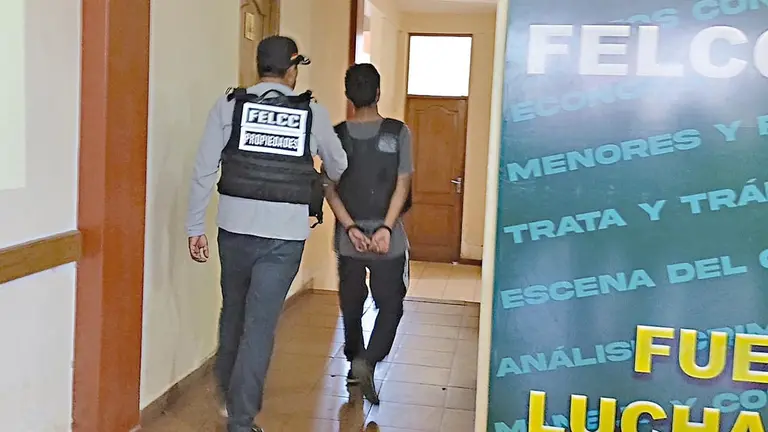 Carlos Brandon V., procesado por robo en una casa en Cochabamba./ MARIELA COSS&Iacute;O