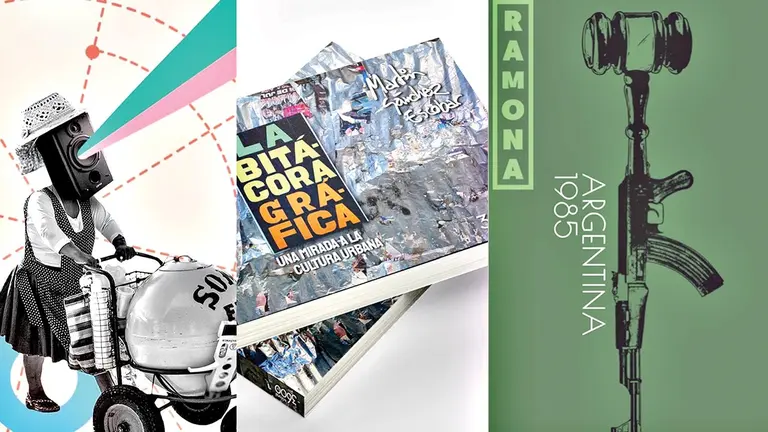 Dise&ntilde;os de &lsquo;Remezcla tu ciudad&rsquo;, &lsquo;Ramona Cultural&rsquo; y &lsquo;La bit&aacute;cora gr&aacute;fica&rsquo; expuestos en la BID 2024./ BIENAL IBEROAMERICANA DE DISE&Ntilde;O