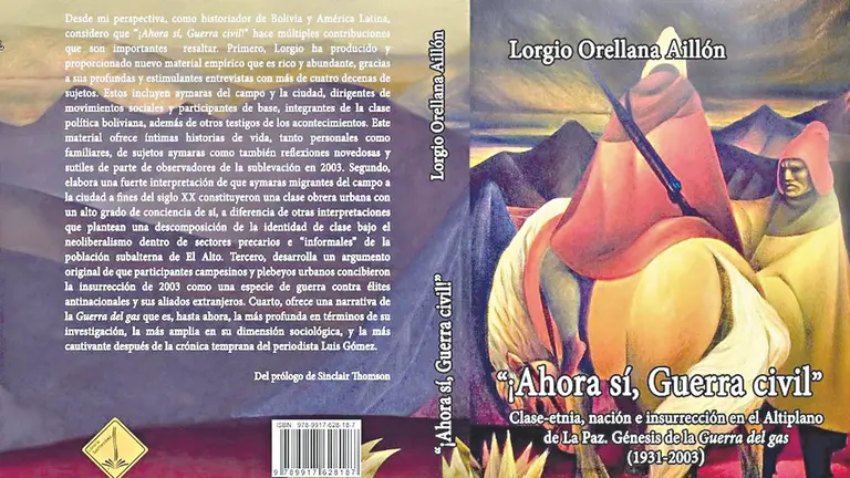 Portada del libro &lsquo;&iexcl;Ahora s&iacute;, Guerra civil!&rsquo; De Lorgio 
Orellana. / CORTES&Iacute;A