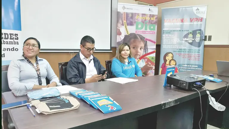 La presentaci&oacute;n del informe a cargo del SEDES y Unicef, este 29 de octubre. / MELISSA REVOLLO