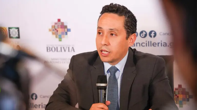 El viceministro de Gesti&oacute;n Consular e Institucional, Fernando P&eacute;rez./ MRE