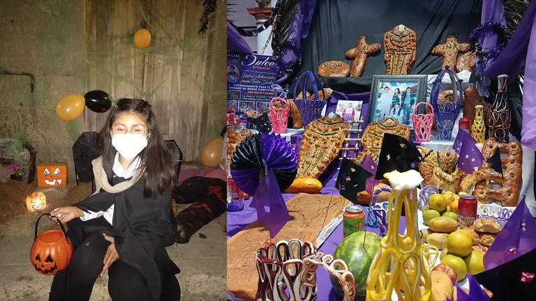 Halloween y Todos Santos una celebraci&oacute;n paralela/ creaci&oacute;n ANDREA SILES