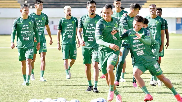 Una imagen de lo que fue una práctica de la Verde en Achumani. / APG