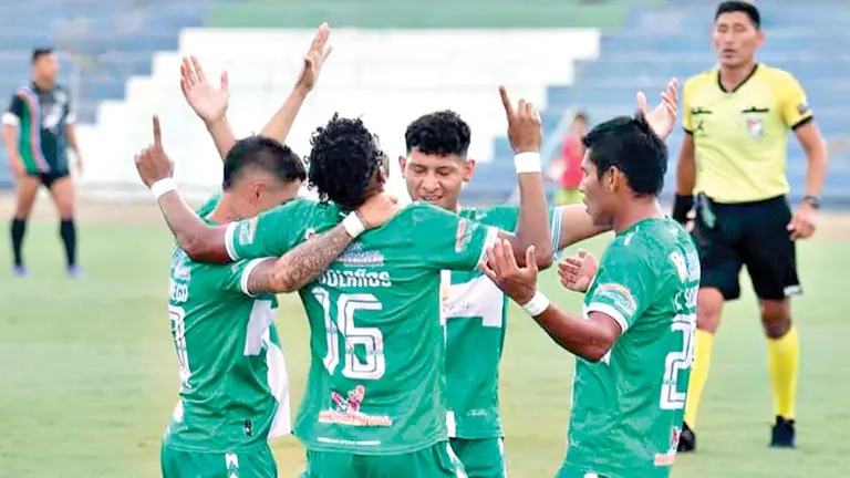 Un festejo del club oriental, en un duelo pasado./ NUEVA SANTA CRUZ