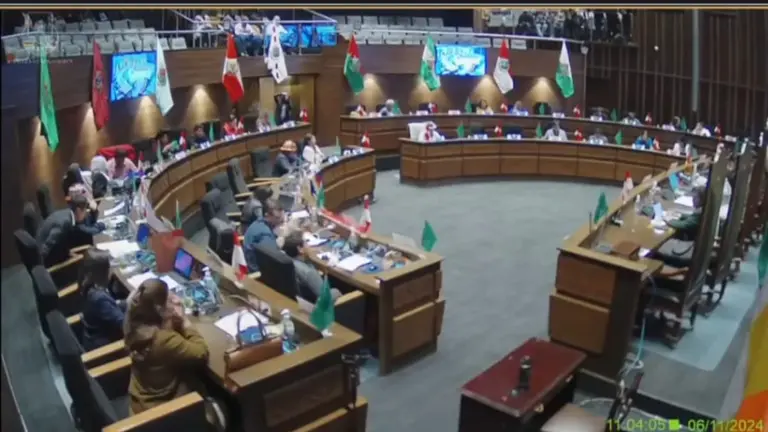 Sesi&oacute;n de la C&aacute;mara de Senadores para la elecci&oacute;n de la nueva directiva camaral para la legislatura 202472025. CAPTURA DE PANTALLA