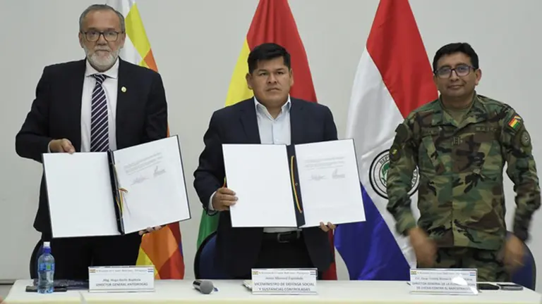 Momento del convenio entre ambos pa&iacute;ses. TOMADA DE ABI