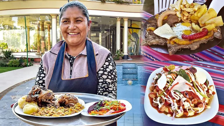 Flor de Encanto es un restaurante que combina la comida tradicional de Cochabamba con la naturaleza./ DICO SOLIS