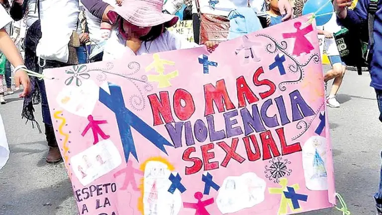 Una marcha contra la violencia sexual en Cochabamba./ ARCHIVO