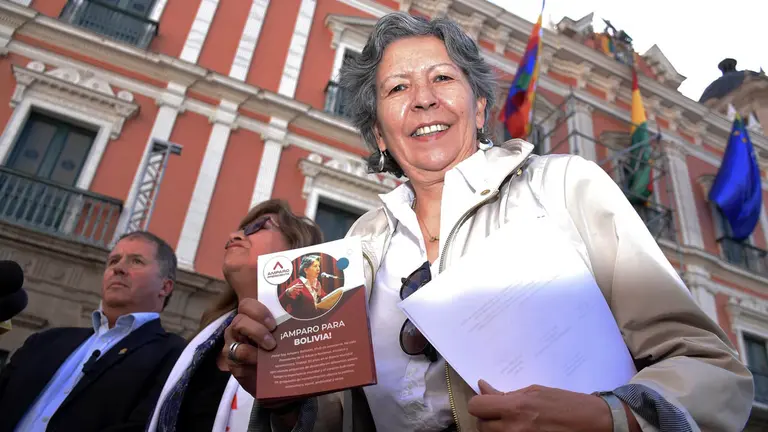 La pre candidata presidencial, Amparo Ballivi&aacute;n, ha exhortado a que se sumen al proceso de la "Unidad Disputada"./ APG