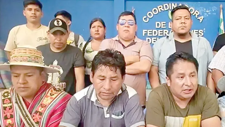 Desde Lauca &Ntilde;, el Estado Mayor del Pueblo convoca a una &ldquo;marcha pac&iacute;fica&rdquo; en Sucre.