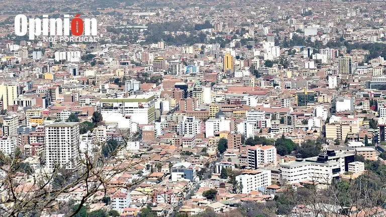 Imagen referencial de la ciudad de Cochabamba./ NO&Eacute; PORTUGAL