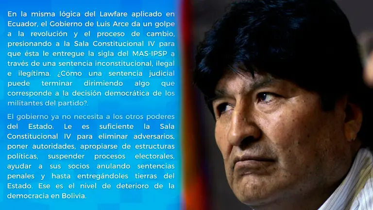 Evo Morales, tras su tuit sobre el tema. X