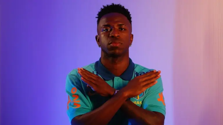Vinicius Jr. jugador de Brasil que fue varias veces victima de racismo. RRSS.