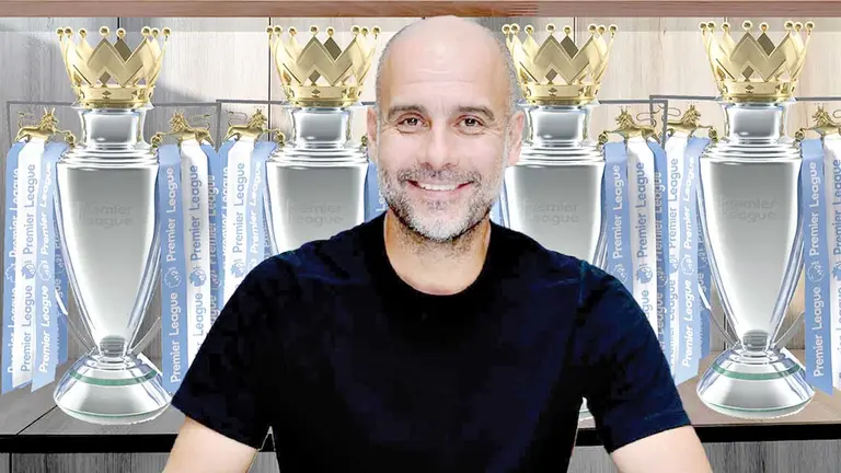 Pep Guardiola entrenador de los Citizens./ MAN CITY