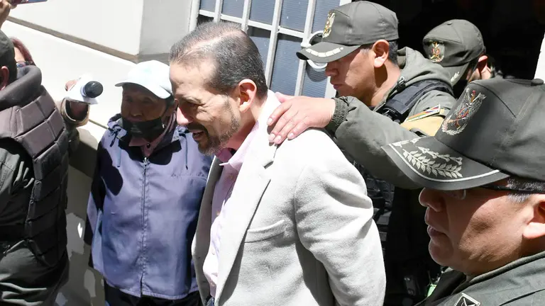 Fernando Camacho, tras la suspensión de la audiencia en el caso Golpe I./ APG