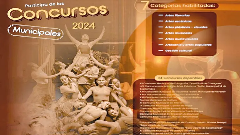 Arte promocional de los concursos municipales 2024./ RRSS, GOBIERNO AUT&Oacute;NOMO MUNICIPAL DE COCHABAMBA