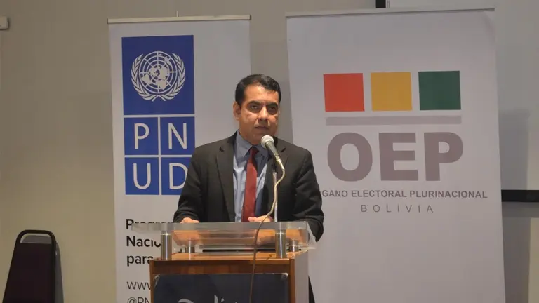 El vicepresidente del Tribunal Supremo Electoral (TSE), Francisco Vargas. / TSE