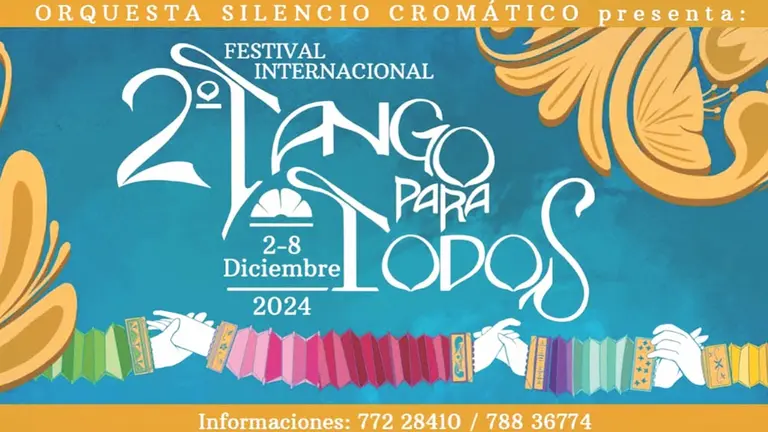 Arte promocional del II Festival Internacional &lsquo;&iexcl;Tango para Todos!&rsquo;. / RRSS, SILENCIO CROMÁTICO