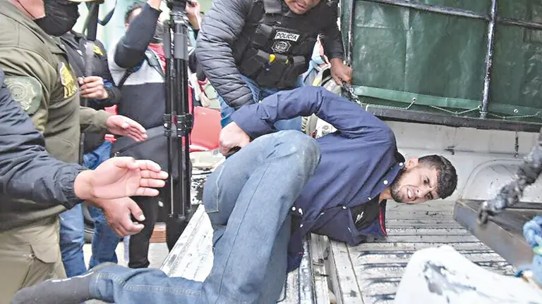 Felipe Edivaldo Meneses, un reo peligroso, fue trasladado al penal de Chonchocoro en 2023. / APG