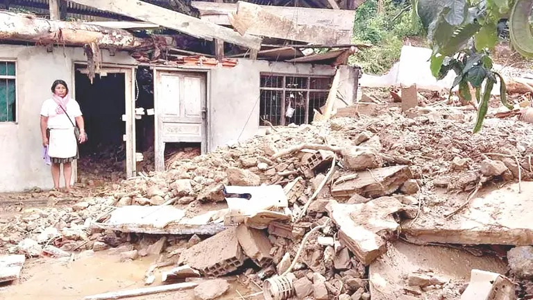 La zona afectada por la mazamorra. / RKC