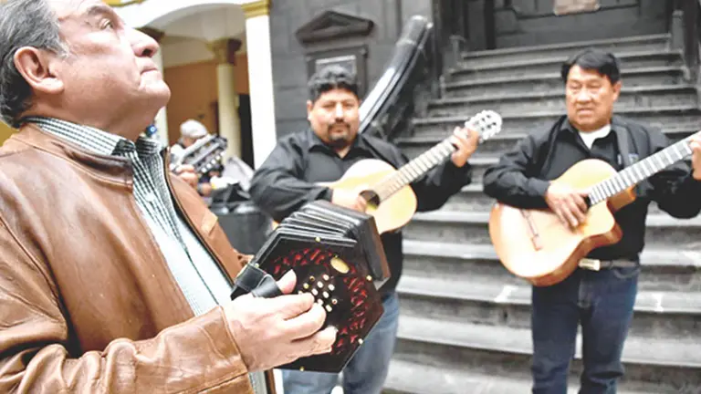Presentación del Gran Encuentro de la Concertina y la Tradición Tarateña 2024. / NOÉ PORTUGAL