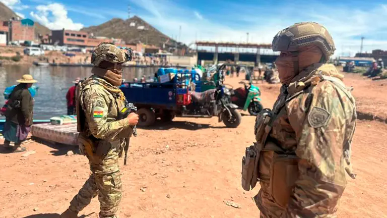 Un control pasado en la frontera. TOMADA DE ABI