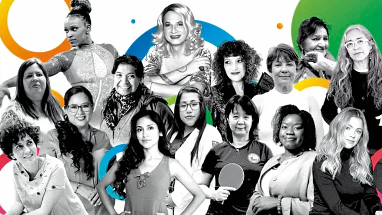 Son mujeres que se destacan en ámbitos tan diferentes como el deporte, la biología, la ciencia de datos y la moda, y son ejemplo de resiliencia. / BBC