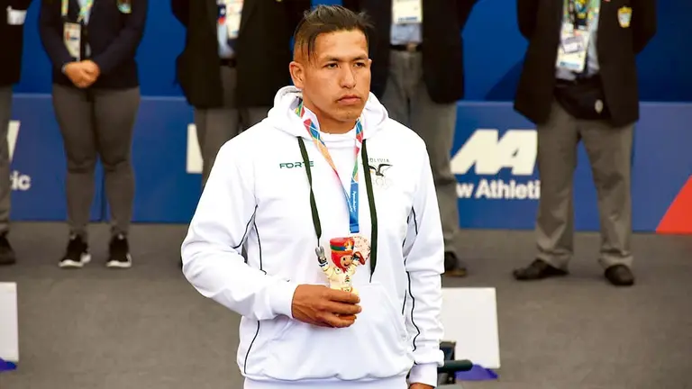 Una imagen de William Laferty que ganó un bronce en Ayacucho 2024. / COB