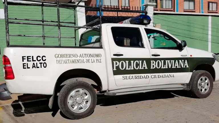 Una patrulla de la Polic&iacute;a Boliviana. Imagen referencial
