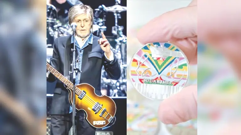 Paul McCartney y la moneda de colecci&oacute;n. / THE ROYAL MINT