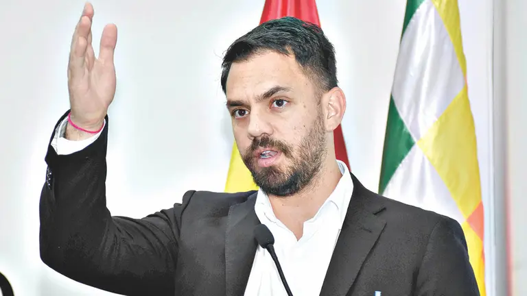 El ministro de Gobierno, Eduardo del Castillo./ APG