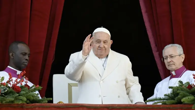 El Papa pide en Navidad que "callen las armas" en el mundo./ RRSS