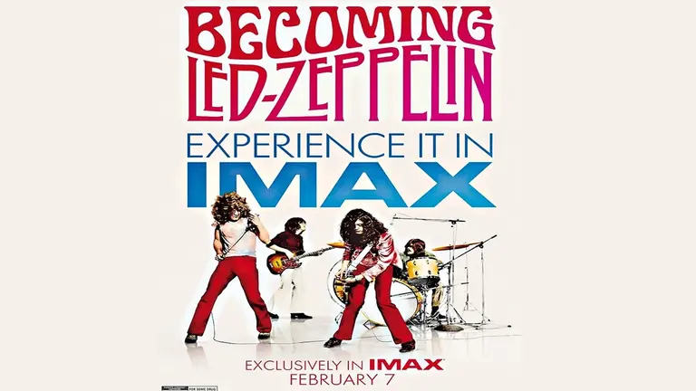 P&oacute;ster de la pel&iacute;cula documental &lsquo;Becoming Led Zeppelin./ SONY PICTURES
