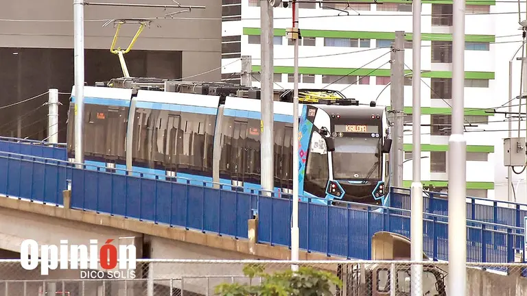 Imagen referencial del funcionamiento del Tren metropolitano./ DICO SOL&Iacute;S